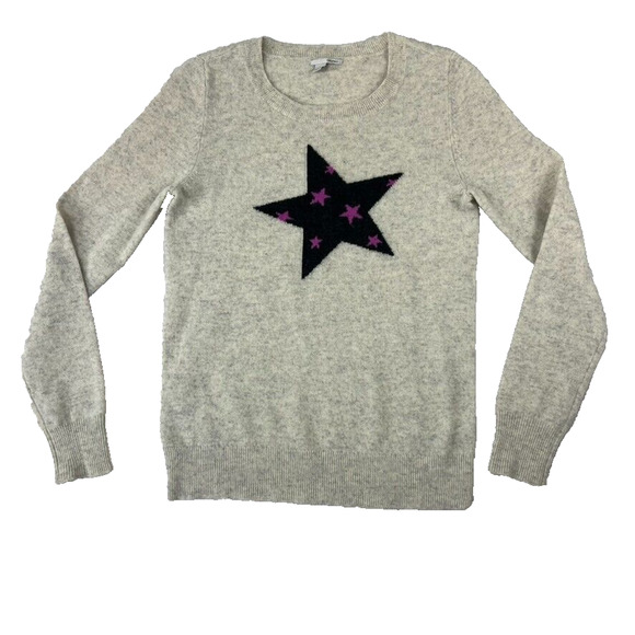 Halogen Sweater Women Small Star Cashmere Wool Blend As seen on Young and Hungry - Picture 1 of 7